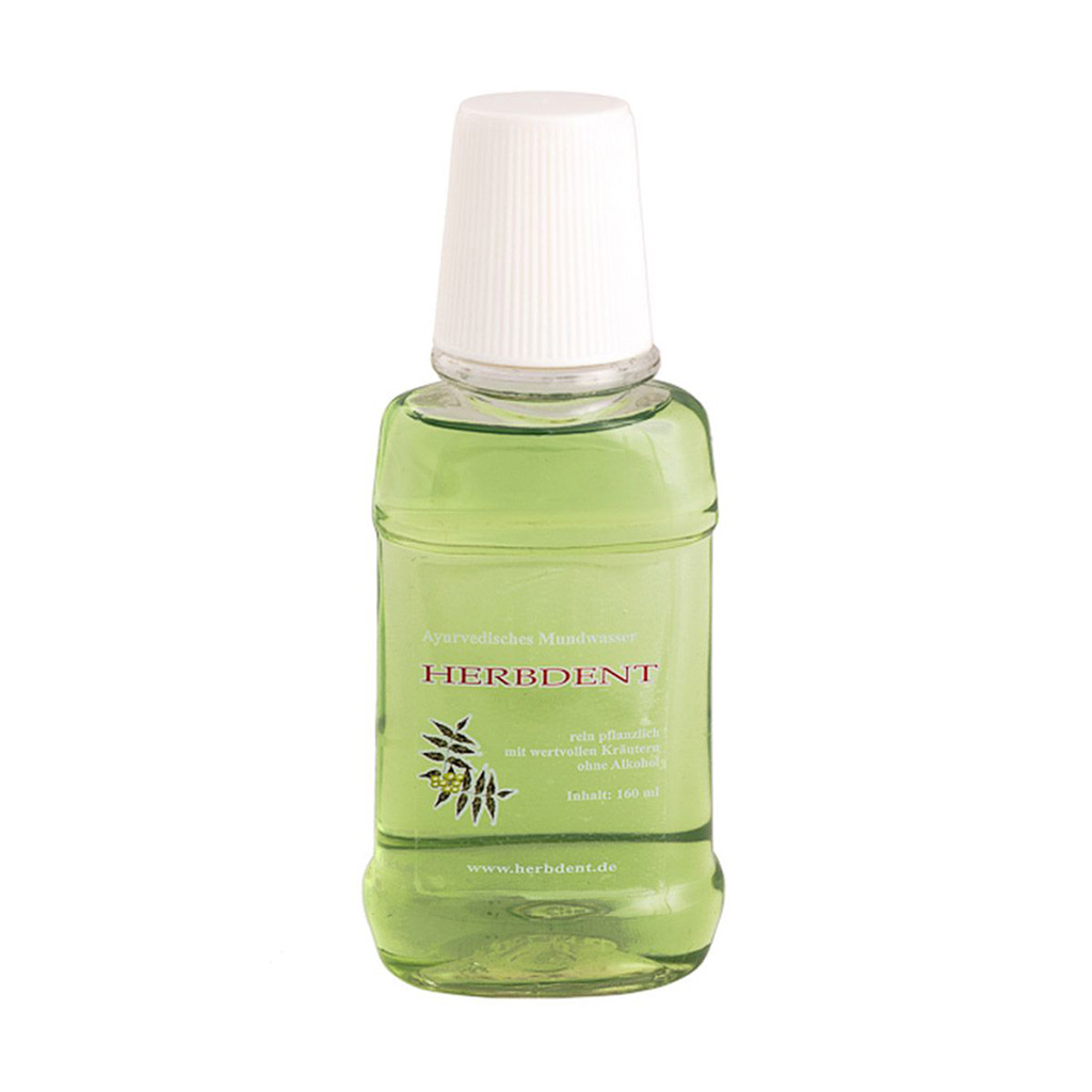 HERBDENT Mildes ayurvedisches Mundwasser im Onlineshop kaufen ✓ ohne Alkohol ✓ für die gründliche & schonende Mund- und Zahnpflege 